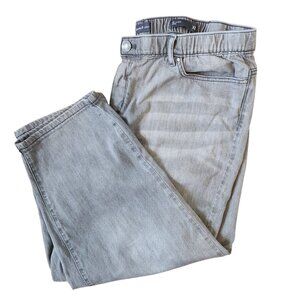 Pure Jill Denim Relaxed Ankle Jeans Size XL (16-18) Petite Gray